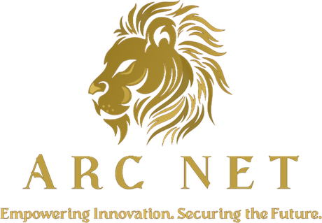 Arcnet Global lion emblem and wordmark
